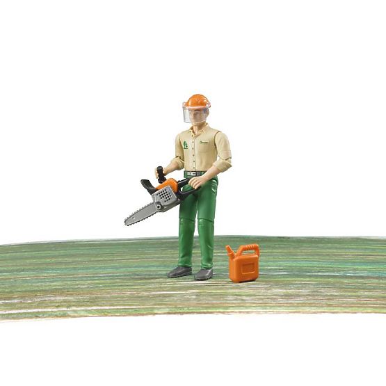 Figurine de bûcheron Bruder BWORLD