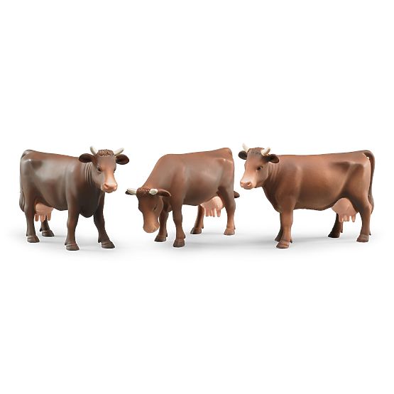 Figurine de vache brune Bruder 1 pièce