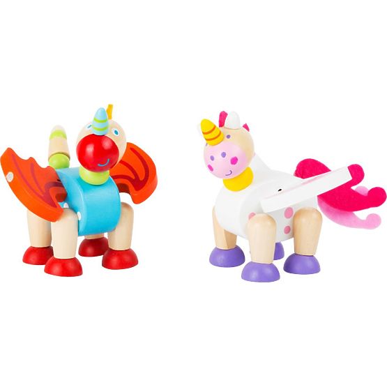 Figurine en bois flexible