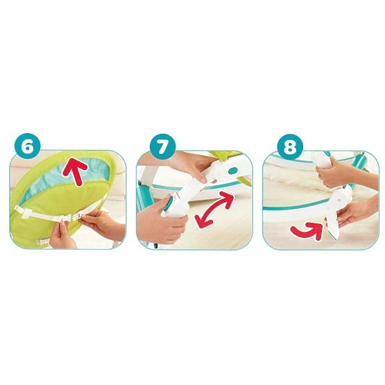 Fisher Price Chaise longue Rainforest 3 en 1