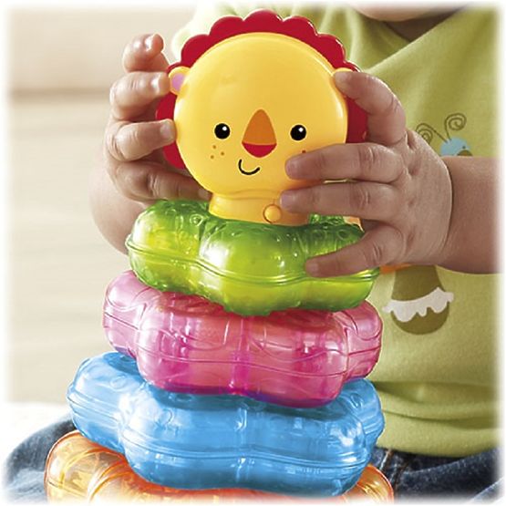 Fisher Price Illuminant anneaux pour saut à la perche petit lion