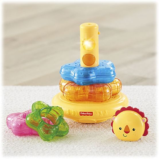 Fisher Price Illuminant anneaux pour saut à la perche petit lion