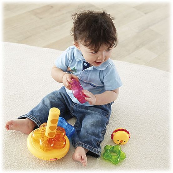 Fisher Price Illuminant anneaux pour saut à la perche petit lion