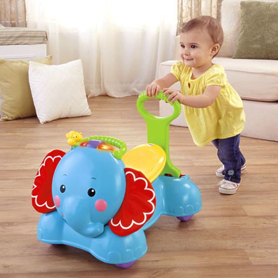 Fisher Price Odrážedlo bébé éléphant 3 en 1