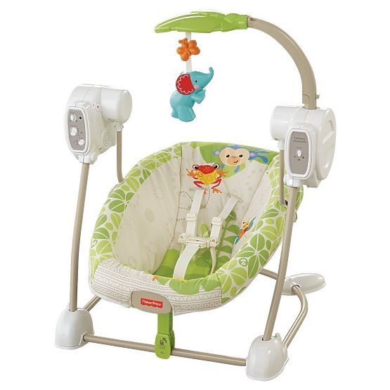Fisher Price Swing et siège de toilette en en un Rainforest