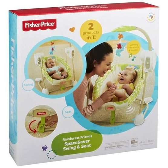 Fisher Price Swing et siège de toilette en en un Rainforest