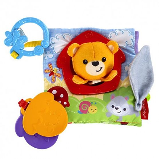 Fisher Price Tissu livre avec animaux