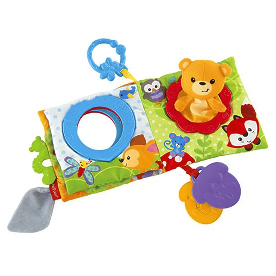 Fisher Price Tissu livre avec animaux