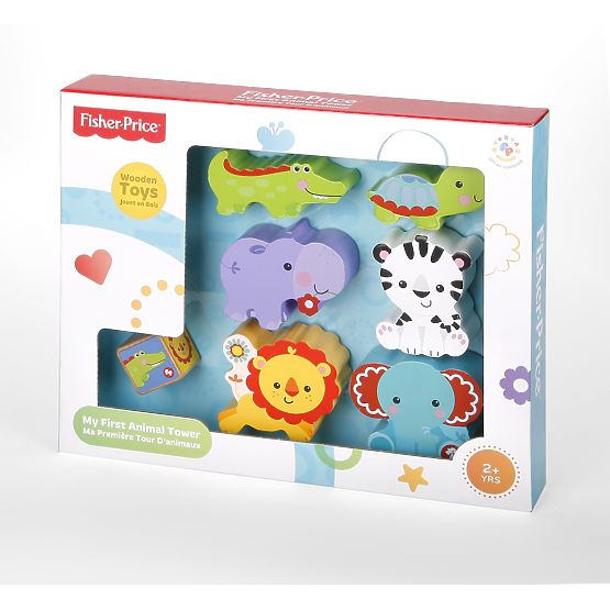 Fisher Price Tour de animaux en bois