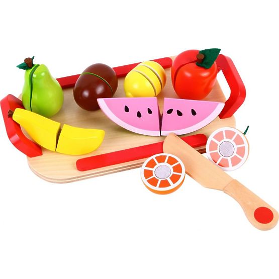 Fruits en bois à trancher