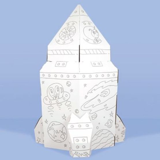 Fusée en carton