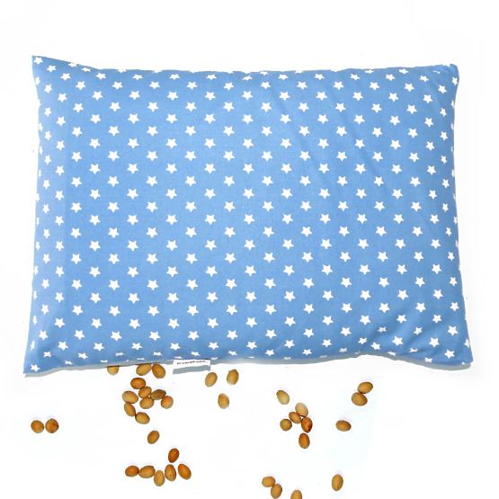 GADEO Coussin chauffant noyaux de cerises STARS - Bleu