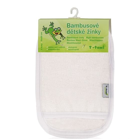 Gant de toilette en bambou enfant