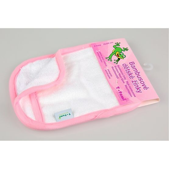 Gant de toilette en bambou enfant