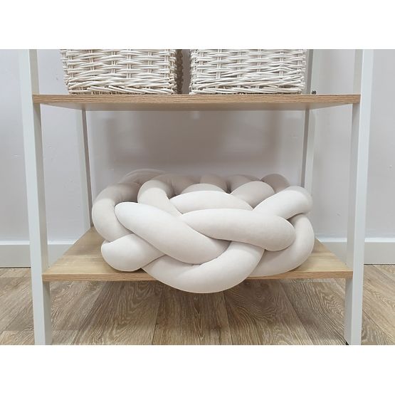 Garde-corps tressé 240 cm - blanc