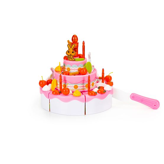 Gâteau à découper ensemble anniversaire fête 125 pcs