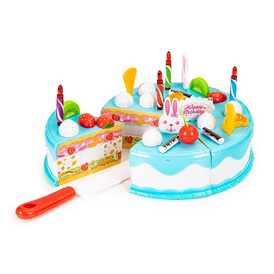 Gâteau à découper ensemble d'anniversaire fête 76 éléments