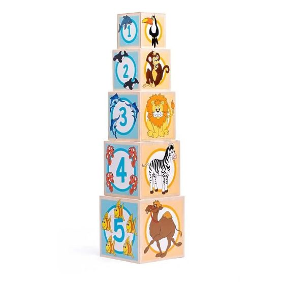 Gobelets en bois - tour avec trieur