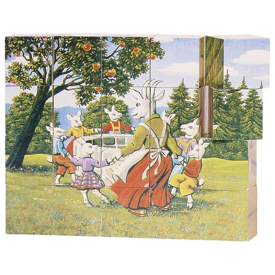 Goki Cubes en Bois Contes de Fées 20 pcs