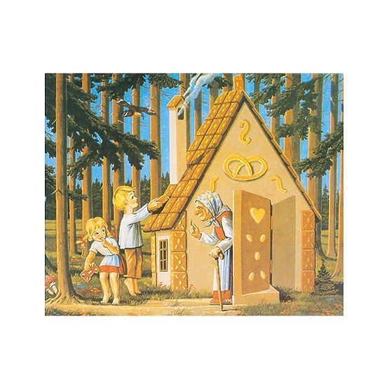 Goki Cubes en Bois Contes de Fées 20 pcs