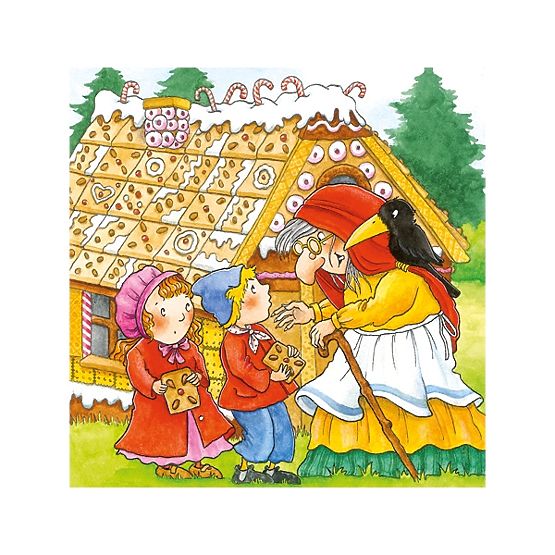 Goki Cubes en Bois Contes de Fées 9 pcs