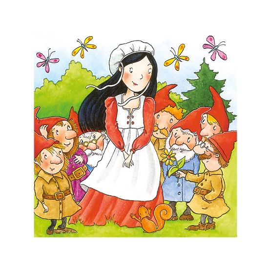 Goki Cubes en Bois Contes de Fées 9 pcs