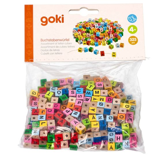 GOKI Lettres colorées à enfiler