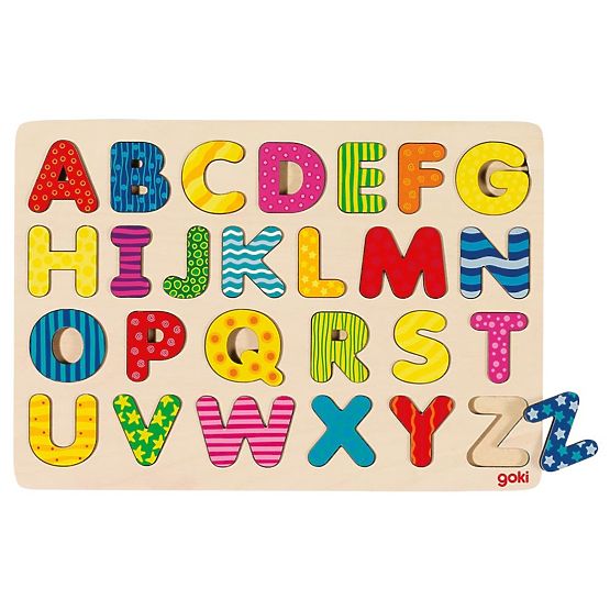 Goki Puzzle ABC - Puzzle Alphabet - Lettres majuscules