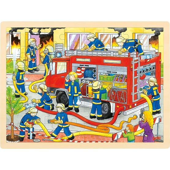 Grand puzzle pompiers