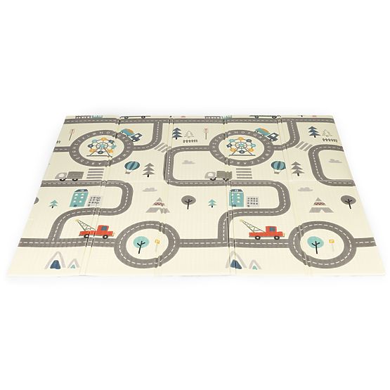 Grand tapis éducatif en mousse pliable avec sac ECOTOYS