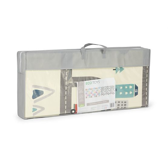 Grand tapis éducatif en mousse pliable avec sac ECOTOYS