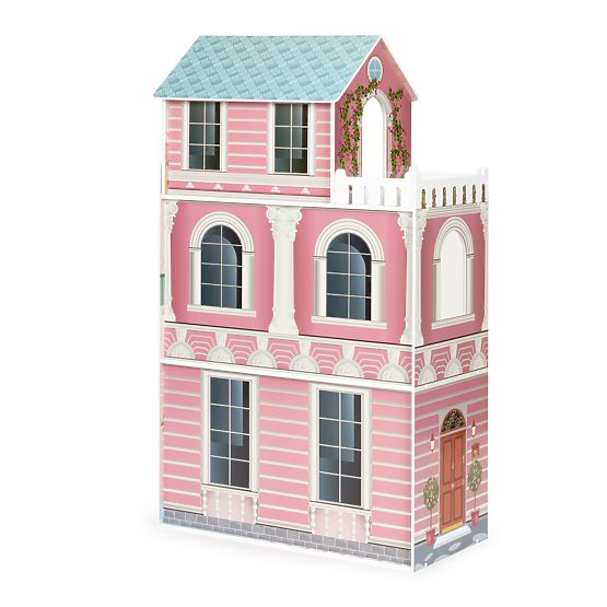 Grande maison de poupée avec ensemble de meubles ECOTOYS