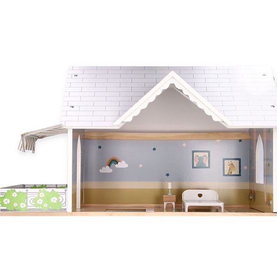 Grande maison de poupée en bois