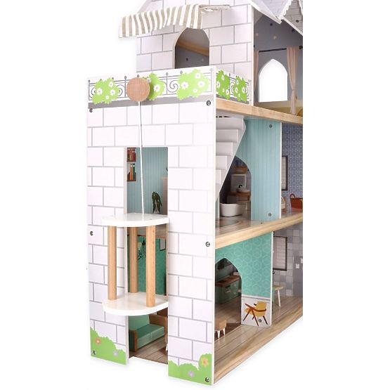 Grande maison de poupée en bois