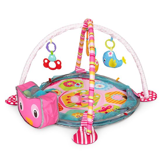 Grande tapis éducatif 3 en 1 parc 30 balles 0+ ECOTOYS
