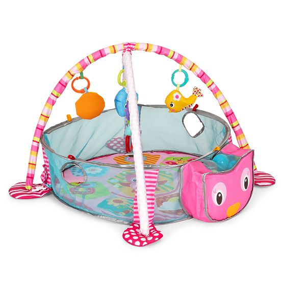 Grande tapis éducatif 3 en 1 parc 30 balles 0+ ECOTOYS
