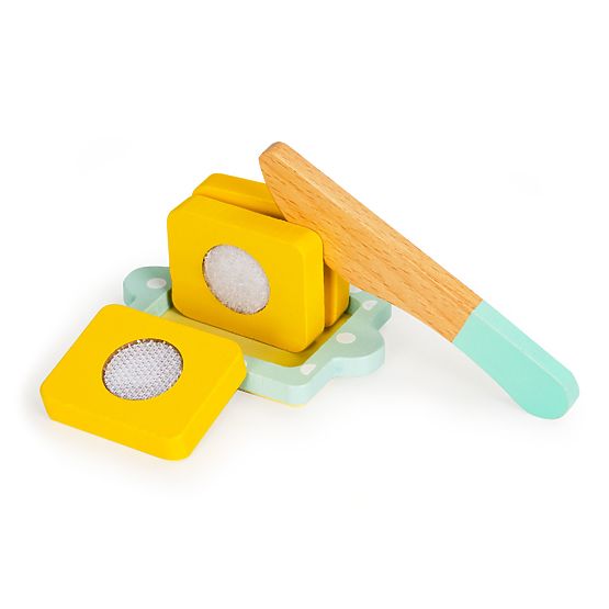 Grille-pain en bois avec accessoires