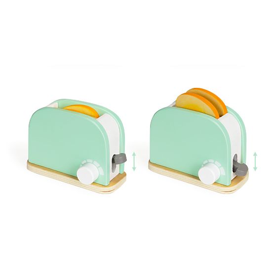 Grille-pain en bois avec accessoires