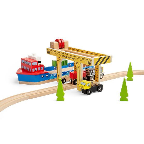 Grue portique en bois