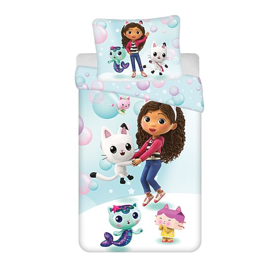 Parure de lit enfant Gabby's Dollhouse 