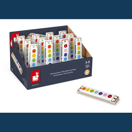 Janod Blow accordéon pour enfant Confetti
