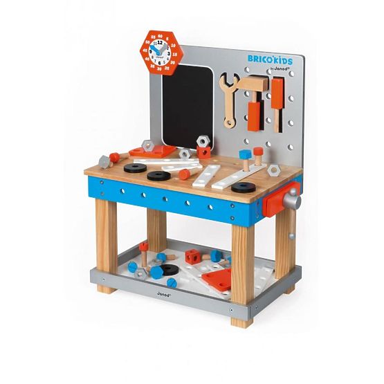 Janod BricoKids Atelier enfant avec outils 40 pcs