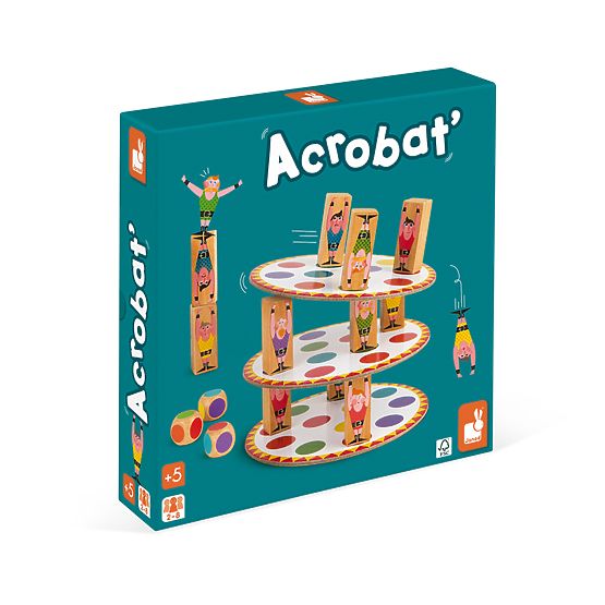 Janod Jeu de société pour enfants Acrobat