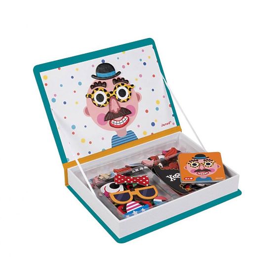 Janod Magnetibook Grimaces garçons