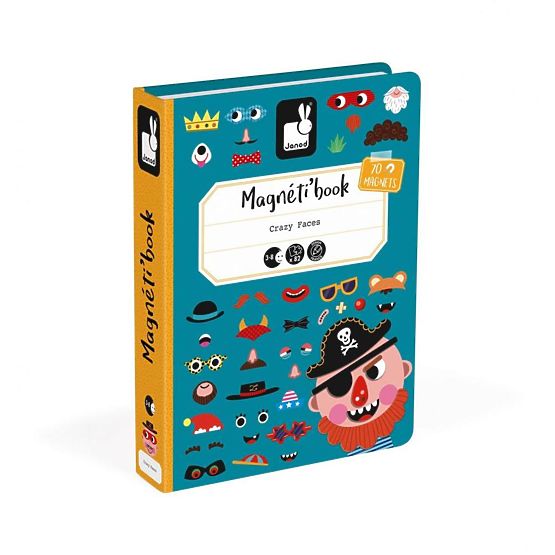 Janod Magnetibook Grimaces garçons