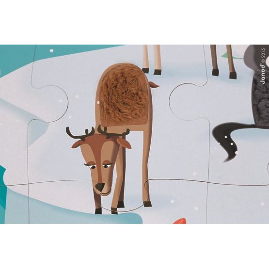 Janod Touch puzzle La vie sur glace 20 pcs