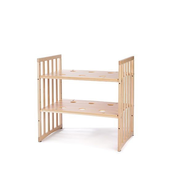 Lit bébé évolutif ovale Ruby 7 en 1 - naturel