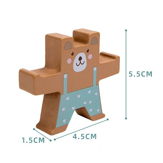 Jeu d'équilibre en bois - animaux