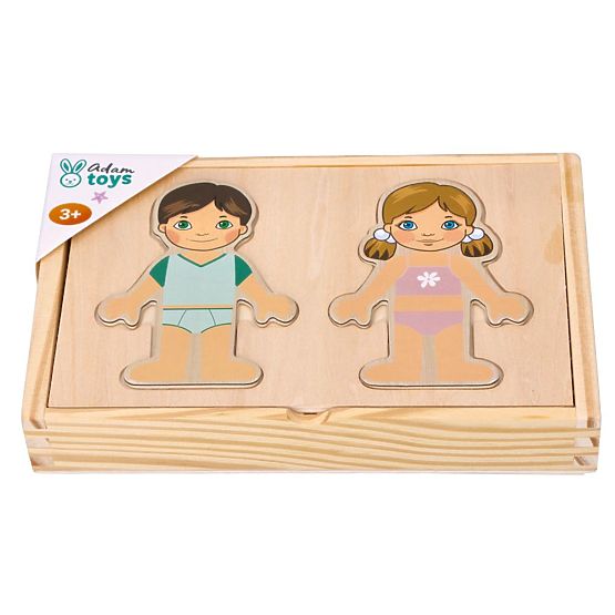 Jeu d'habillage magnétique Enfants du monde