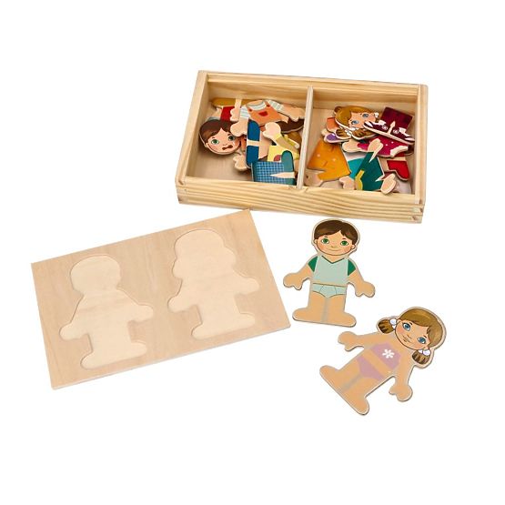 Jeu d'habillage magnétique Enfants du monde